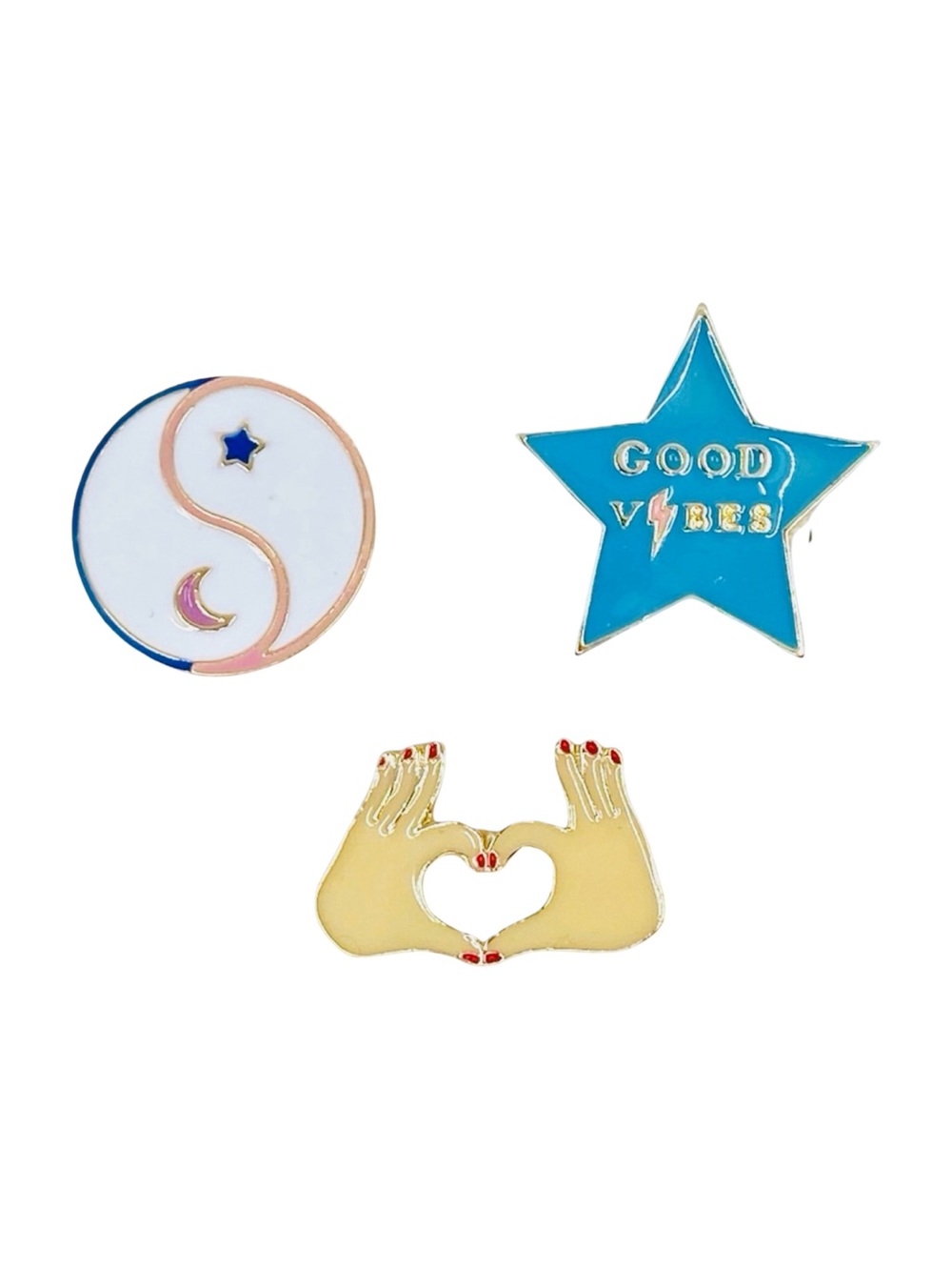 Nordstrom BP Good Vibes Decorative Pins